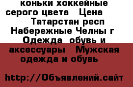 коньки хоккейные серого цвета › Цена ­ 1 000 - Татарстан респ., Набережные Челны г. Одежда, обувь и аксессуары » Мужская одежда и обувь   